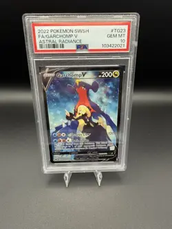 FA/GARCHOMP V ASTRAL RADIANCE POKEMON SWSH ASTRAL RADIANCE 2022 TG23 PSA 10 - Image 1