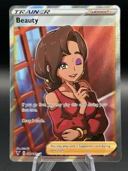 Pokemon Beauty (Full Art) 181/185 SWSH04: Vivid Voltage Ultra Rare - Image 1