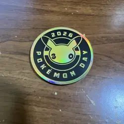 Pikachu 051 /162 Stamped 2026 Pokemon Day 30 Promo With Swirl. Includes Coin - Image 2