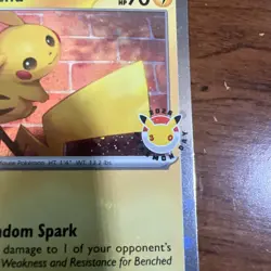 Pikachu 051 /162 Stamped 2026 Pokemon Day 30 Promo With Swirl. Includes Coin - Image 4