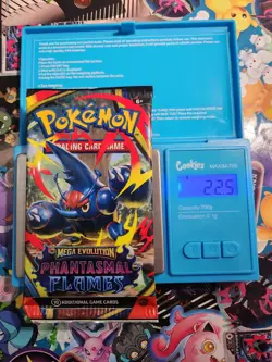 EXTREMELY HEAVY 22.5g Pokemon Phantasmal Flames – Factory Sealed Booster Pack - Image 1