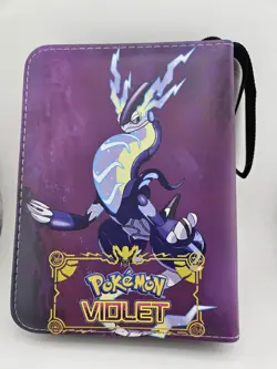 Pokemon Binder With 50 Sleeves , Zip Closure & Wrist Strap NEW - Image 2