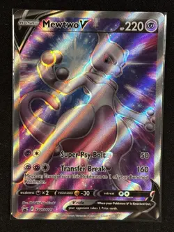 Pokemom - Mewtwo V SWSH229 - Sword & Shield Black Star Promo - NM - Image 1
