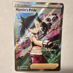 Pokemon Marnie's Pride Full Art Ultra Rare Trainer 171/172 Brilliant Stars Holo - Image 1
