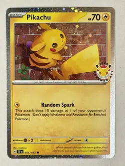Pokemon TCG - Pikachu 051/162- 2024 SV05: Temporal Forces TEF - C Fart Swirl - Image 1