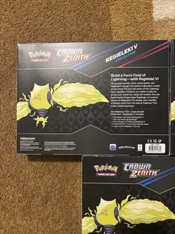 (3) Pokemon Crown Zenith Regieleki V Collection Box Factory Sealed - Image 5