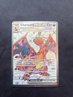 Pokemon TCG Charizard EX Obsidian Flames #56 Black Star Promo Ultra Rare NM - Image 1