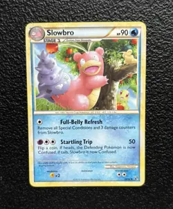 Pokemon TCG - Slowbro 38/90 - Vintage Rare - HGSS Undaunted *NM/LP - Image 1