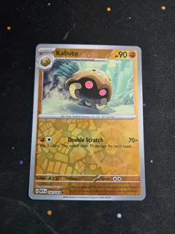 Kabuto 140/165 Uncommon 151 Pokemon Reverse Holo NM - Image 1