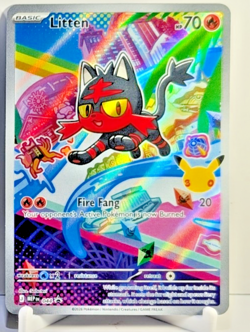 Pokemon TCG: FIRST PARTNERS SERIES ONE GEN 7 STARTER ILLUSTRATION SET, EXCELLENT - Image 4
