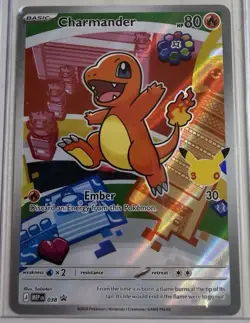 Charmander MEP038 First Partner's Promo Near Mint Pokemon TCG - Image 1