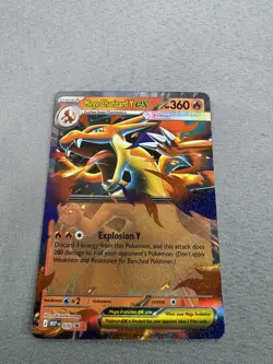 Pokemon TCG Mega Charizard Y ex 030 Mega Evolution Promo Full Art MINT - Image 2