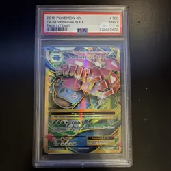 Pokemon 2016 Evolutions M Venusaur EX Full Art 100/108 Ultra Rare Holo PSA 9 - Image 1