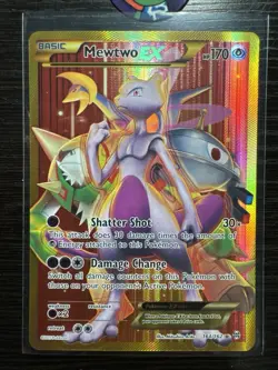 Pokemon Mewtwo EX 164/162 Secret Rare Full Art Holo NM Chesnaught Magnezone - Image 2