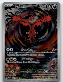 YVELTAL 205/182 ILLUSTRATION RARE PARADOX RIFT POKEMON NEAR MINT - Image 2