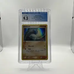 Pokemon Barboach 60/110 EX Holon Phantoms Reverse Holo CGC 9.5 2006 - Image 1