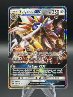 Solgaleo GX 89/149 Holo Ultra Rare SM Base Set Pokemon TCG - Image 1