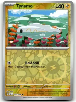 Tynamo 030/086 Common Black Bolt Pokemon Reverse Holo Lightly Played - Image 1