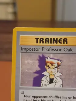 Impostor Professor Oak - 73/102 - Pokemon Base Set (Shadowless) DMG CREASED - Image 2