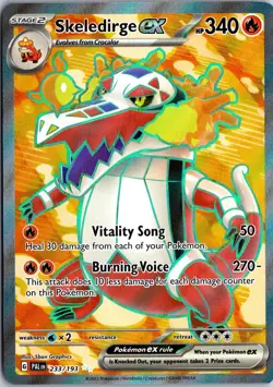 Skeledirge ex 233/193 Ultra Rare Paldea Evolved Pokemon Near Mint - Image 1
