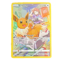 Pokemon Eevee TG11/TG30 Swsh09 Brilliant Stars Trainer Gallery Ultra Rare Holo - Image 1