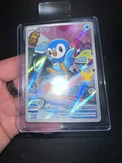 Pokemon TCG Piplup 042 First Partners 30th Anniversary Black Star Promo NM - Image 1
