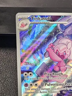 Pokemon TCG Tinkatuff Paldea Evolved Illustration Rare 217/193 - Image 2