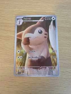 Pokemon TCG Furret 168/159 Sv09: Journey Together Holo NM - Image 1