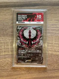 Ace 10 -Pokemon TCG - Galarian Moltres V 078/070 Peerless Fighter s5a Japanese - Image 1