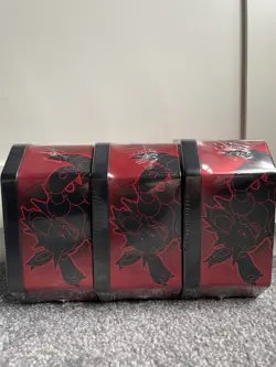 Pokemon TCG Destined Rivals Team Rocket Tin Set of 3 Brand New & Sealed! - Image 4