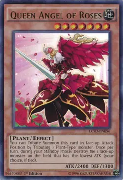 Queen Angel of Roses - LC5D-EN096 - Ultra Rare - 1st Edition NM Yugioh Legendary - Image 1