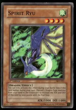 Spirit Ryu SKE-023 Starter Deck: Kaiba Evolution Yu-Gi-Oh 1st Edition LP - Image 1
