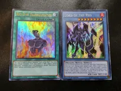 Lord of the Red DRL2-EN016 Secret Rare & Red-Eyes Transmigration Card Set MP-LP - Image 1