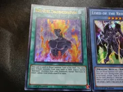 Lord of the Red DRL2-EN016 Secret Rare & Red-Eyes Transmigration Card Set MP-LP - Image 2