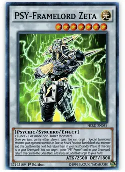 PSY-Framelord Zeta - HSRD-EN034 - Super Rare - 1st Edition NM Yugioh High-Speed - Image 1