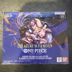 OP14 Booster Box Sealed One Piece The Azure Sea’s Seven TCG English - Image 1