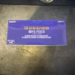 OP14 Booster Box Sealed One Piece The Azure Sea’s Seven TCG English - Image 2