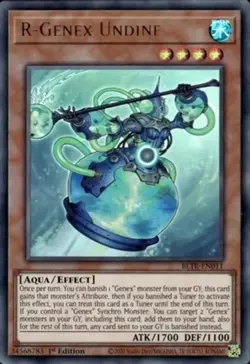 R-Genex Undine - BLTR-EN011 - Ultra Rare - 1st Edition NM Yugioh Battle of Legen - Image 1
