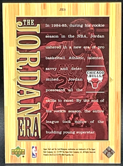 1999 Athlete of the Century Upper Deck Michael Jordan "The Jordan Era" #JE3 NMMT - Image 2