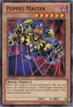 Puppet Master - LCYW-EN122 - Common - Unlimited Edition LP Yugioh Legendary Coll - Image 1