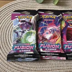 Fusion Strike Sleeved Booster Pack Art Bundle [Set of 4] Pokemon TCG - Image 2