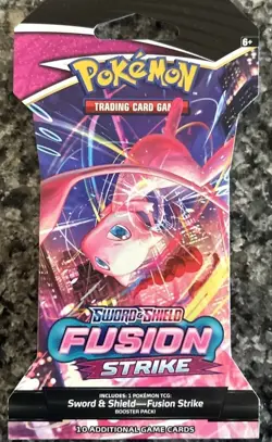 Pokemon TCG Sword & Shield 08 Fusion Strike Sleeved Booster Pack 820650809170 - Image 1