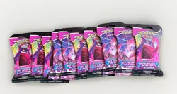 10x Fusion Strike Sleeved Booster Pack | Pokemon TCG | Gengar and Mew Pack Art - Image 1