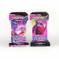 10x Fusion Strike Sleeved Booster Pack | Pokemon TCG | Gengar and Mew Pack Art - Image 2