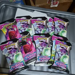 Pokemon TCG: Sword & Shield – Fusion Strike Sleeved Booster Pack x 10BRAND NEW - Image 1
