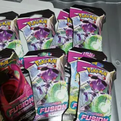 Pokemon TCG: Sword & Shield – Fusion Strike Sleeved Booster Pack x 10BRAND NEW - Image 3