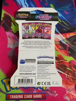 Pokemon TCG: Sword & Shield Fusion Strike Sleeved Booster Pack Sealed - Image 2