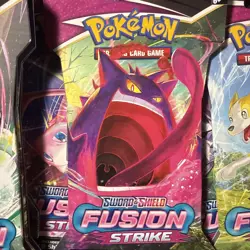 Pokemon TCG: Sword & Shield-Fusion Strike Sleeved Booster Pack Lot Of 20 820650809163 - Image 2