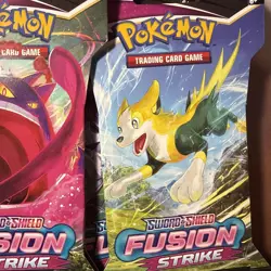Pokemon TCG: Sword & Shield-Fusion Strike Sleeved Booster Pack Lot Of 20 820650809163 - Image 3