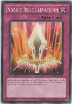 Nordic Relic Laevateinn - STOR-EN069 - Common - Unlimited Edition NM Yugioh Stor - Image 1